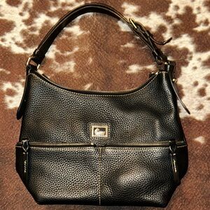 Elegant Black Leather Women's Bag
